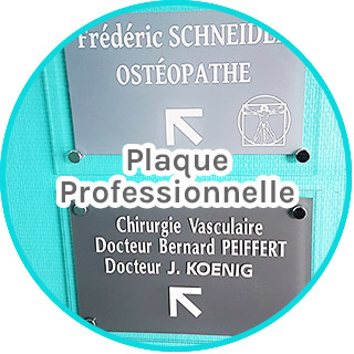 Plaque Professionnelle