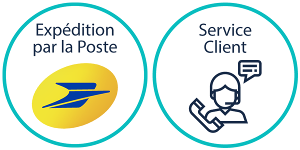 Expédition par la Poste + Service Client E-SHOP